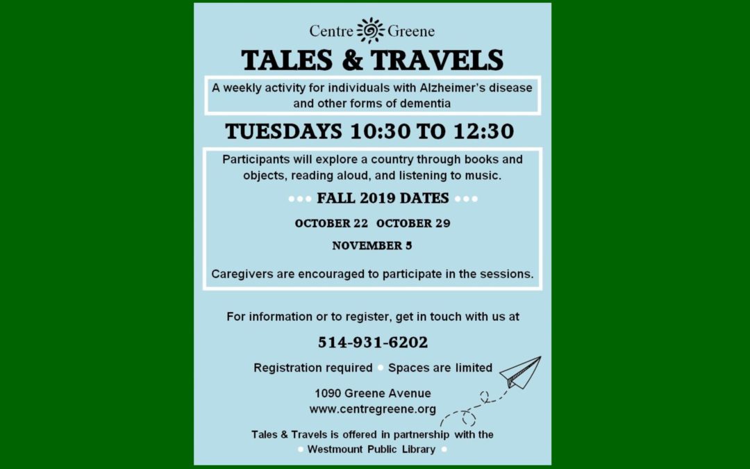 New Program: Tales and Travels